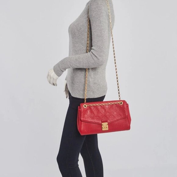 Louis Vuitton Cerise Monogram Empreinte Leather St Germain PM Bag - Picture 2 of 12